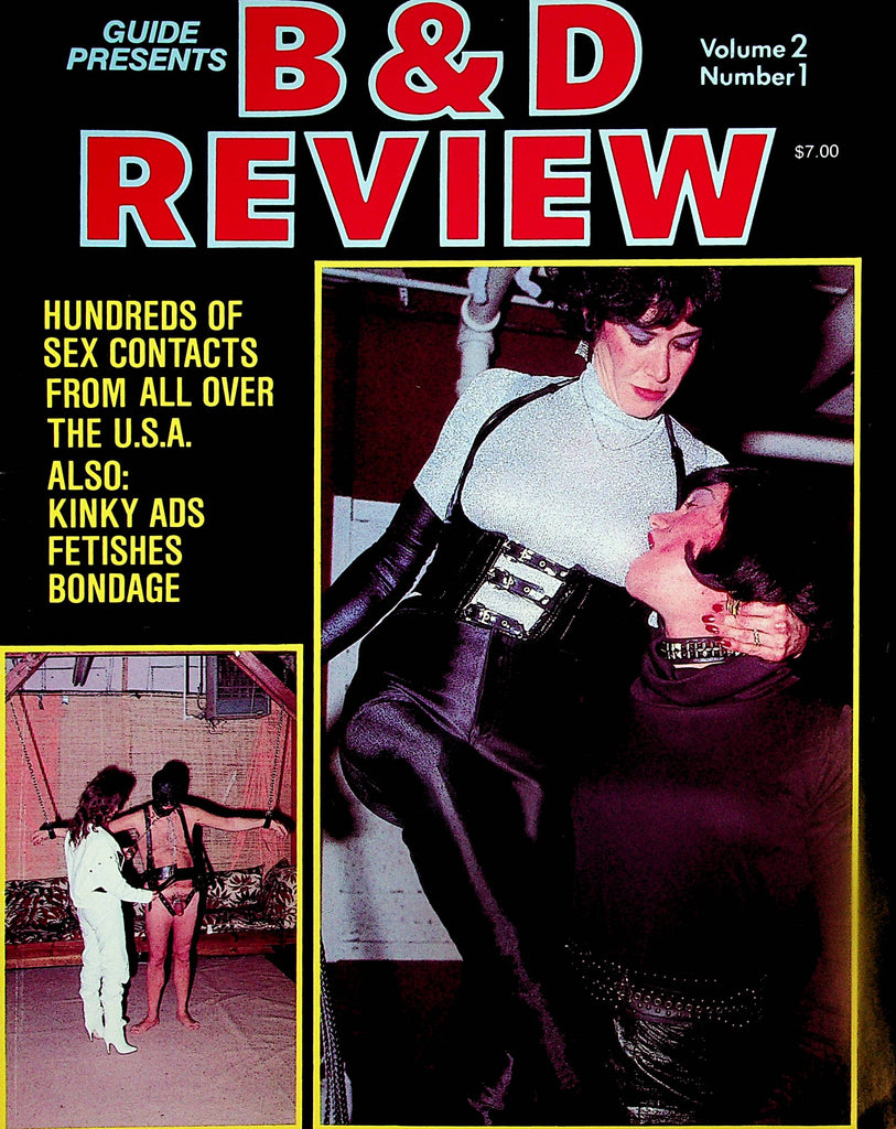 B & D  Review Fetish Contact Magazine  vol.2 #1  1980's      080924lm-p