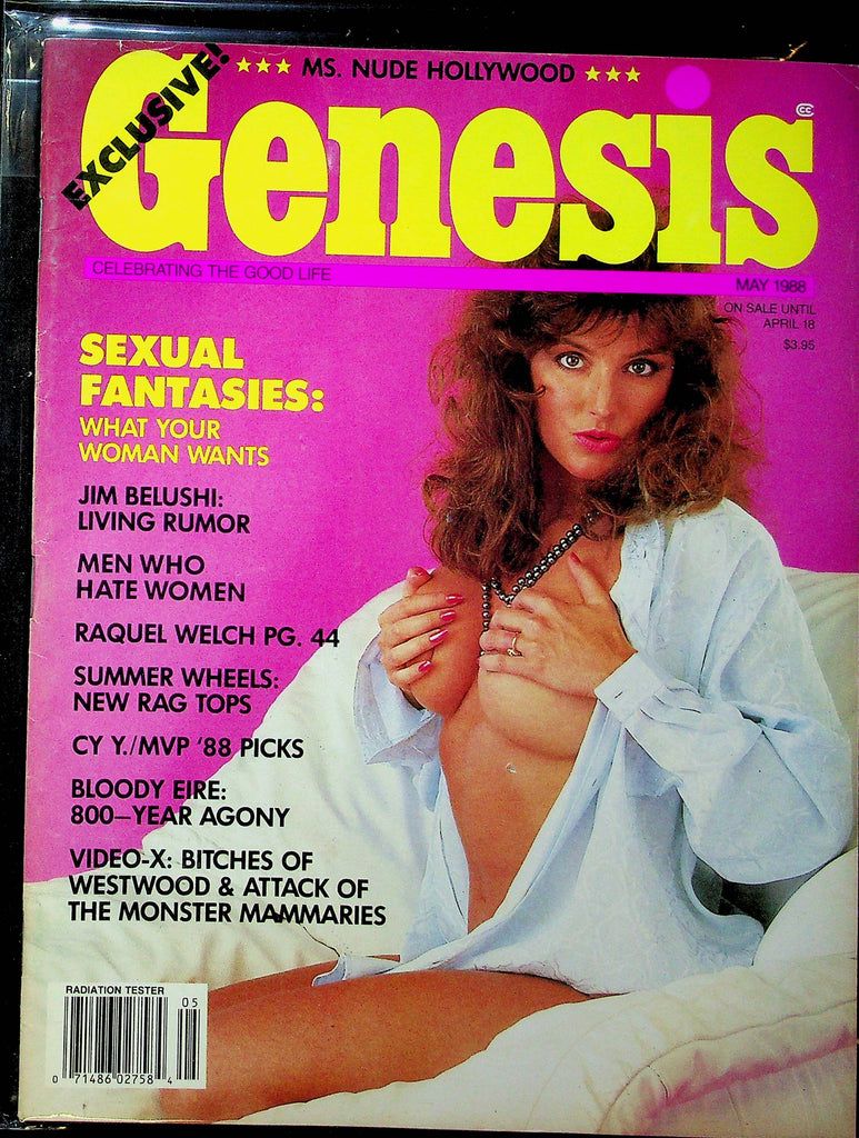 Genesis Magazine Jim Belushi & Raquel Welch May 1988 101723RP