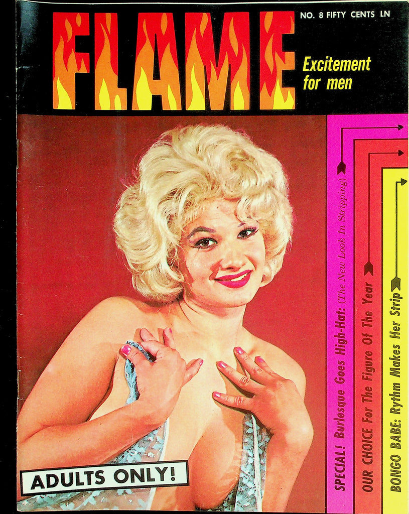 Flame Magazine  Covergirl Gail / Bongo Babe  #8 1960's   050826lmp