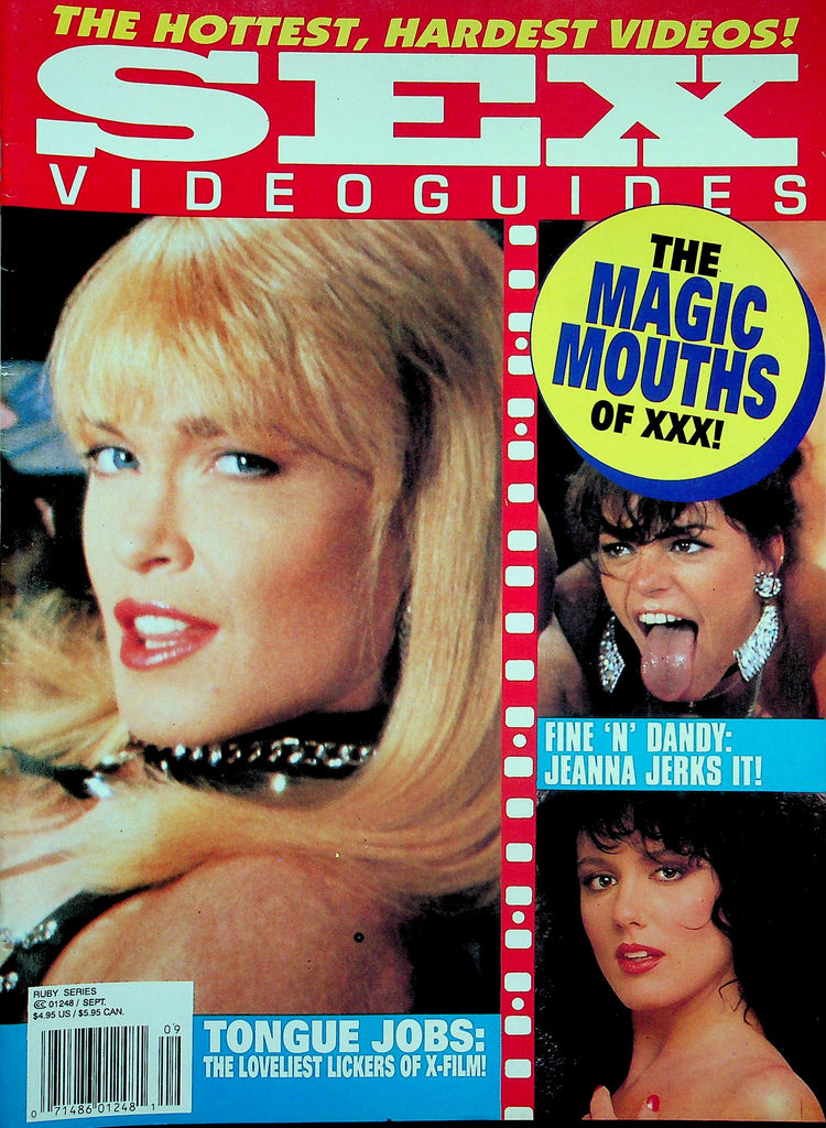 Sex Video Guide Magazine  Jeanna Fine / Tongue Jobs  September 1993   010626lmp