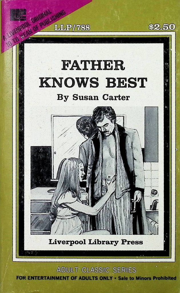 Father Knows Best by Susan Carter LLP788 1978 Liverpool Library Adult Paperback Novel-082124AMP