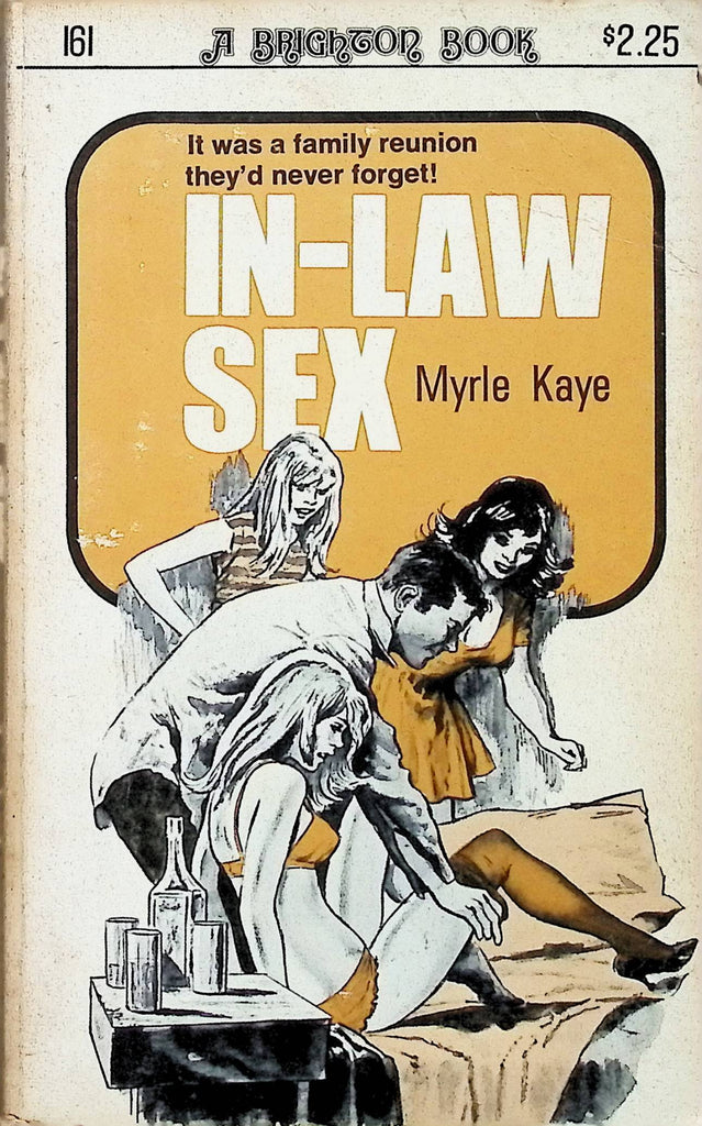 In-Law Sex by Myrle Kaye 161 1970s A Brighton Book Adult Erotic Paperback Novel-053024AMP