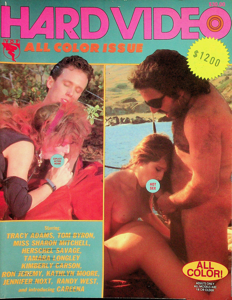 Hard Video Magazine  Tracy Adams, Tom Byrons, Sharon Mitchell & More!  #1 1980's  082126lmp-GSC