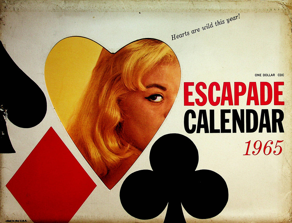 Escapade Vintage 1965 Wall Calendar   Hearts Are Wild!    042823lm-p