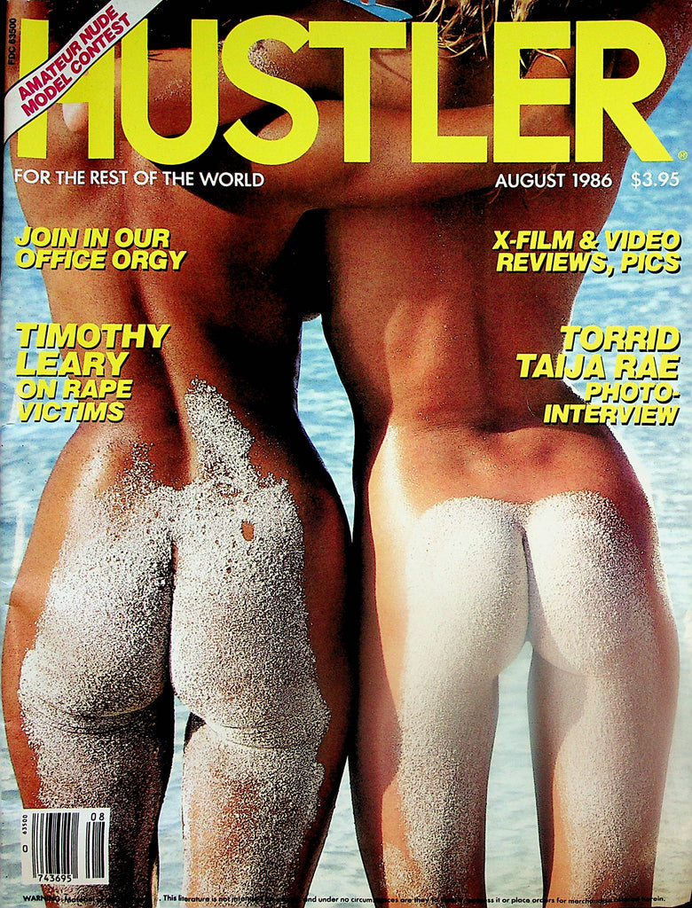 Hustler Magazine  Taija Rae Photo Interview / Join In Our Office Orgy August 1986    102624lm-p