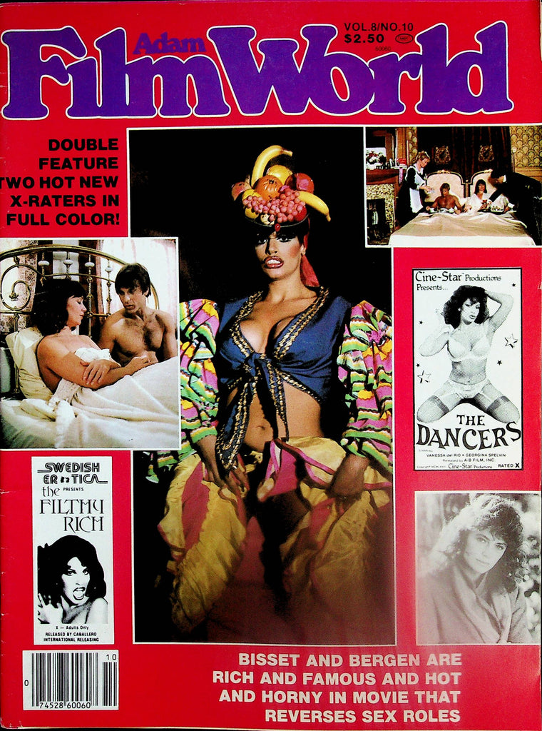 Adam Film World Magazine   Vanessan Del Rio / Jackie Bisset & Candice Bergen  vol.8 #10  1982  071425lm-p
