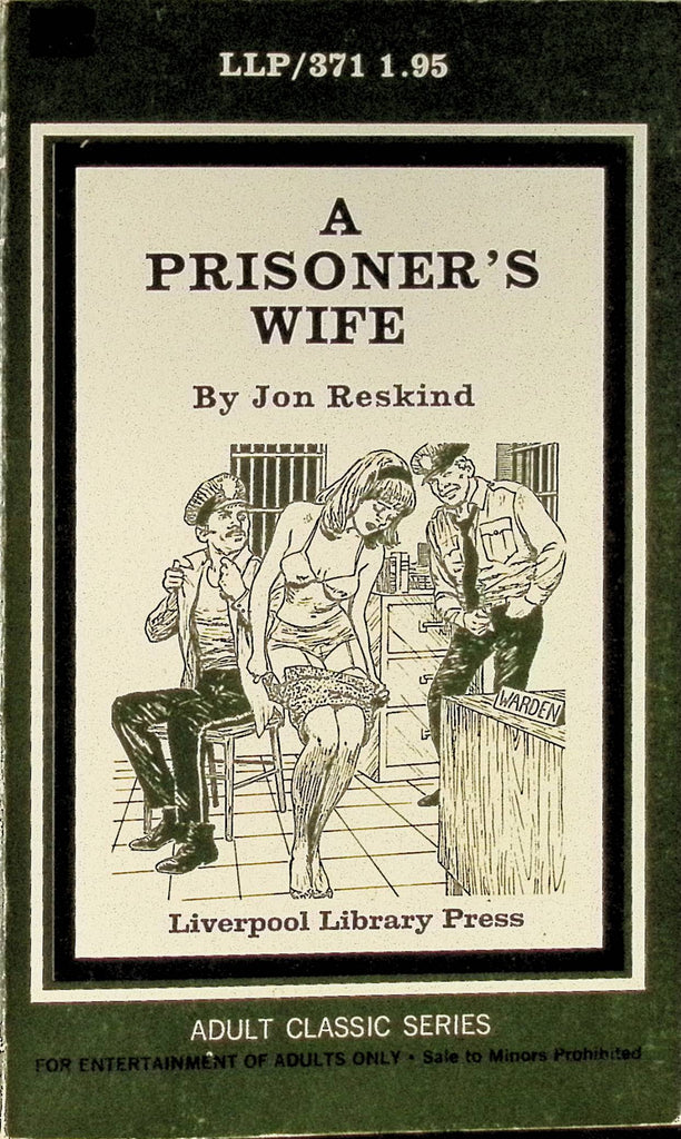 A Prisoner's Wife by Jon Reskind LLP371 1974 Adult Classic Series Liverpool Library Press Adult Paperback Novel 071625AMP