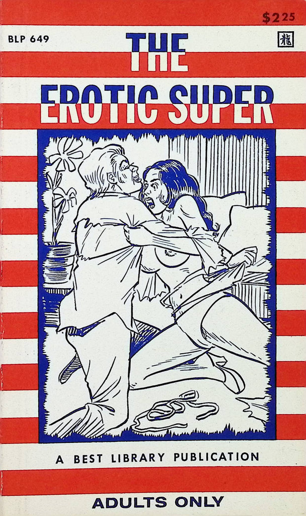 The Erotic Super BLP 649 1970s Best Library Publication Adult Paperback Novel -112024AMP