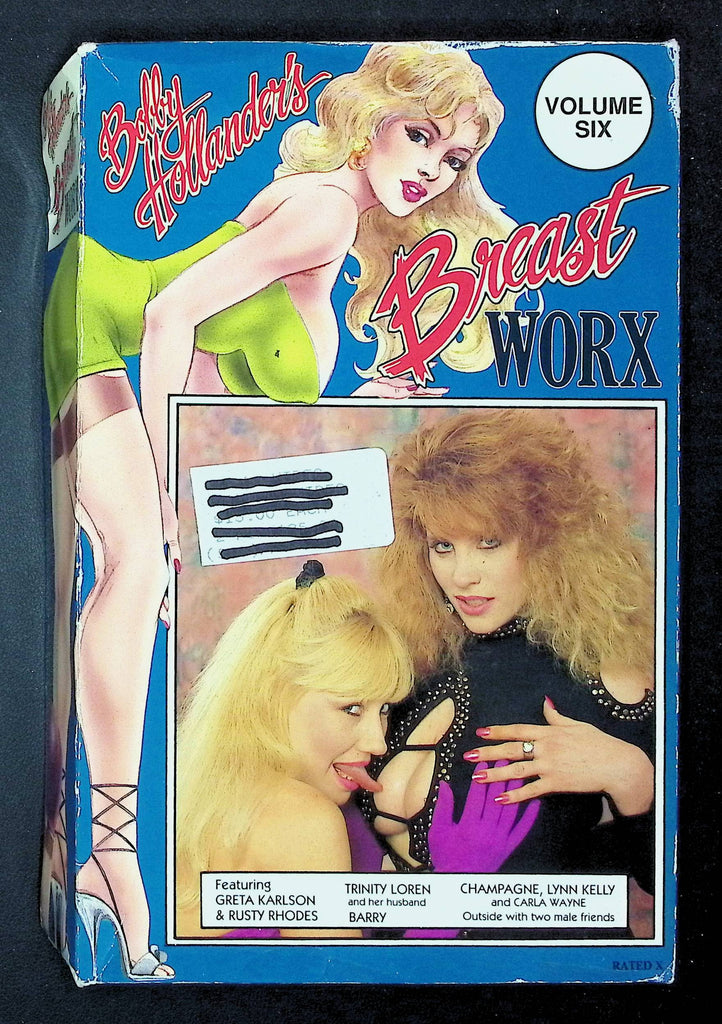 Breast Worx Volume 6 LBO VHS 1991 Greta Karlson Trinity Loren 041125DMVHS