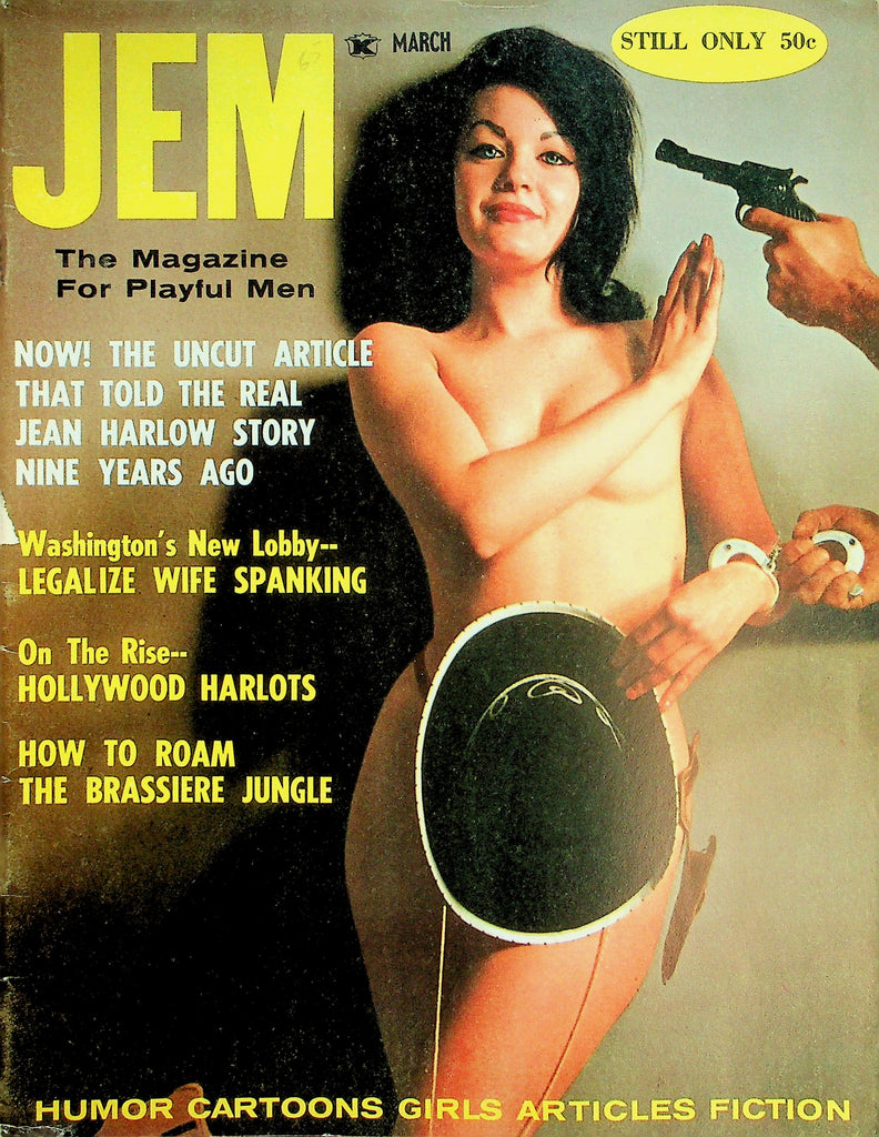 Jem Magazine  The Jean Harlow Story / The Brassiere Jungle  March 1965     032326lmp