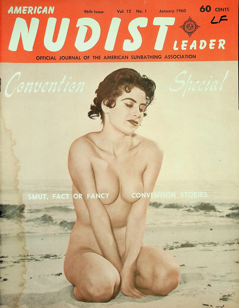 American Nudist Leader Magazine  Convention Special / Smut, Fact or Fancy  January 1960    071226lmp-GSC