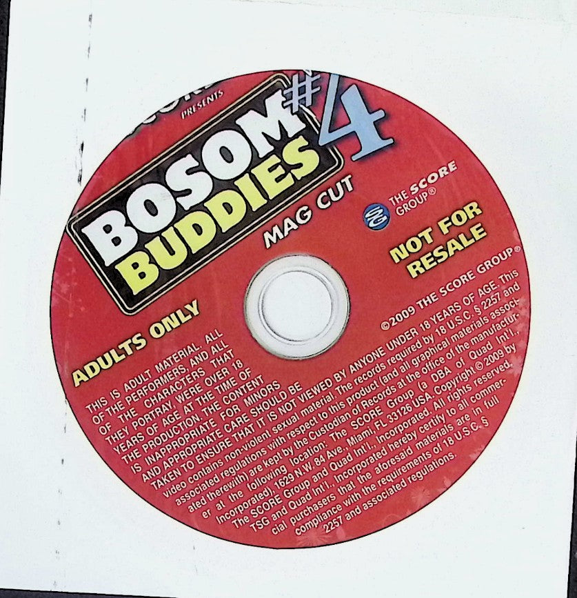 Bosom Buddies #4 Magazine Cut Adult DVD The Score Group 010526AKDVD-A16
