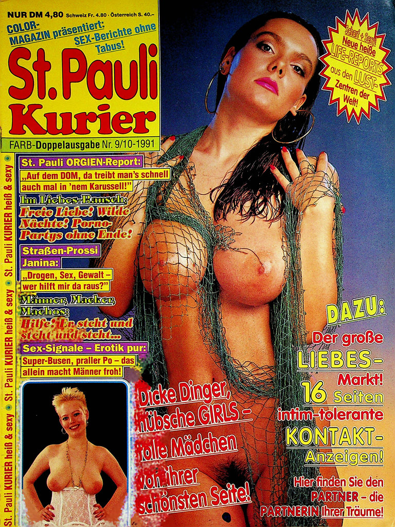 St. Kurier German International Magazine  Busty Julie  #9/10 1991      080123lm-p