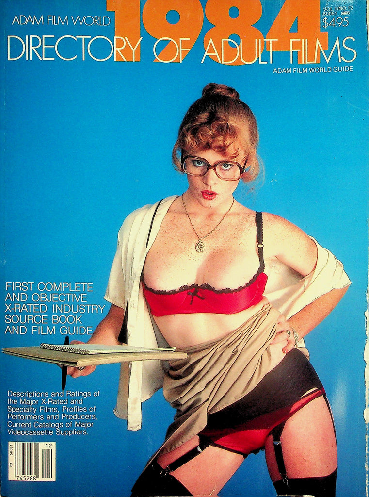 Adam Film World 1984 Directory Of Adult Films Magazine  Cover Girl Lisa DeLeeuw  vol.1 #12  1984   051326lmp