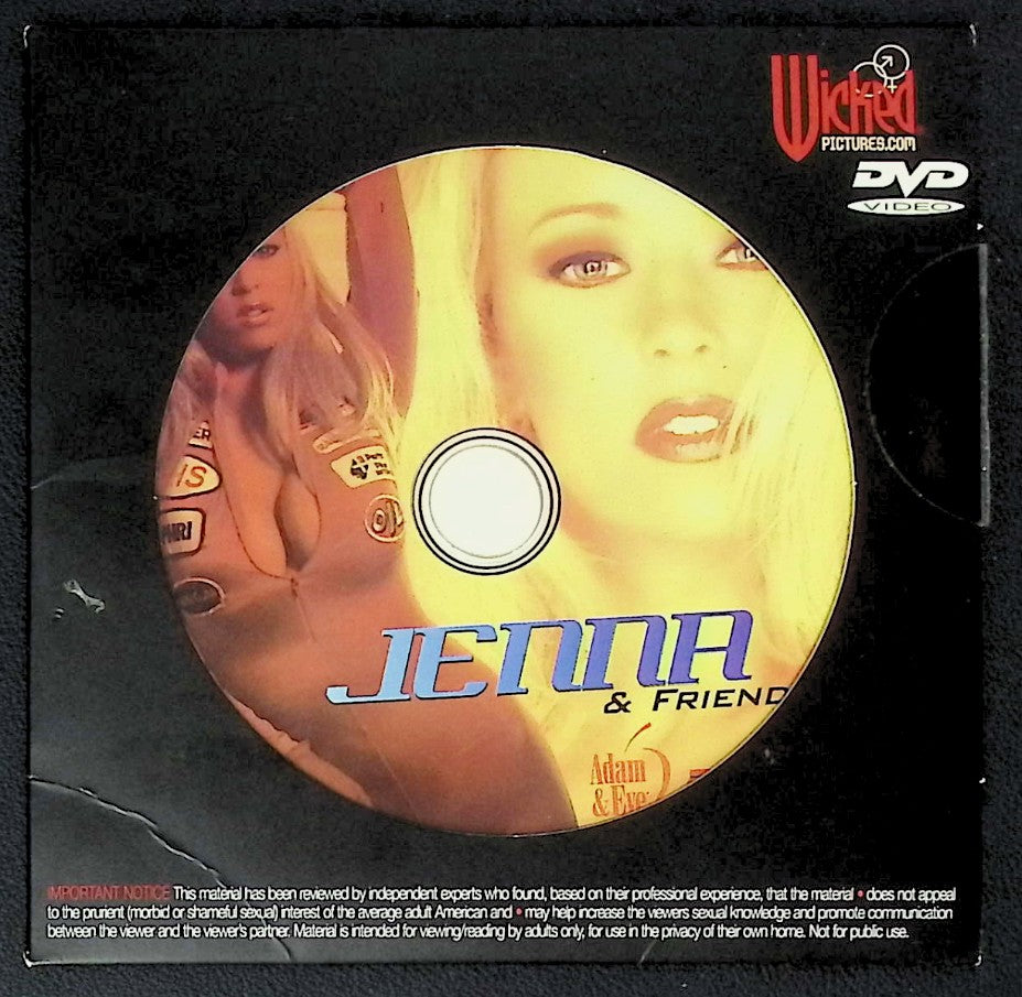 Jenna & Friends - Case/Cover Art Not Included - w/ Stormy, Keri, Julia Ann, Devinn, Jessica, Kaylani, Adult DVD Adam & Eve Productions Wicked Pictures 081925AKDVD-A