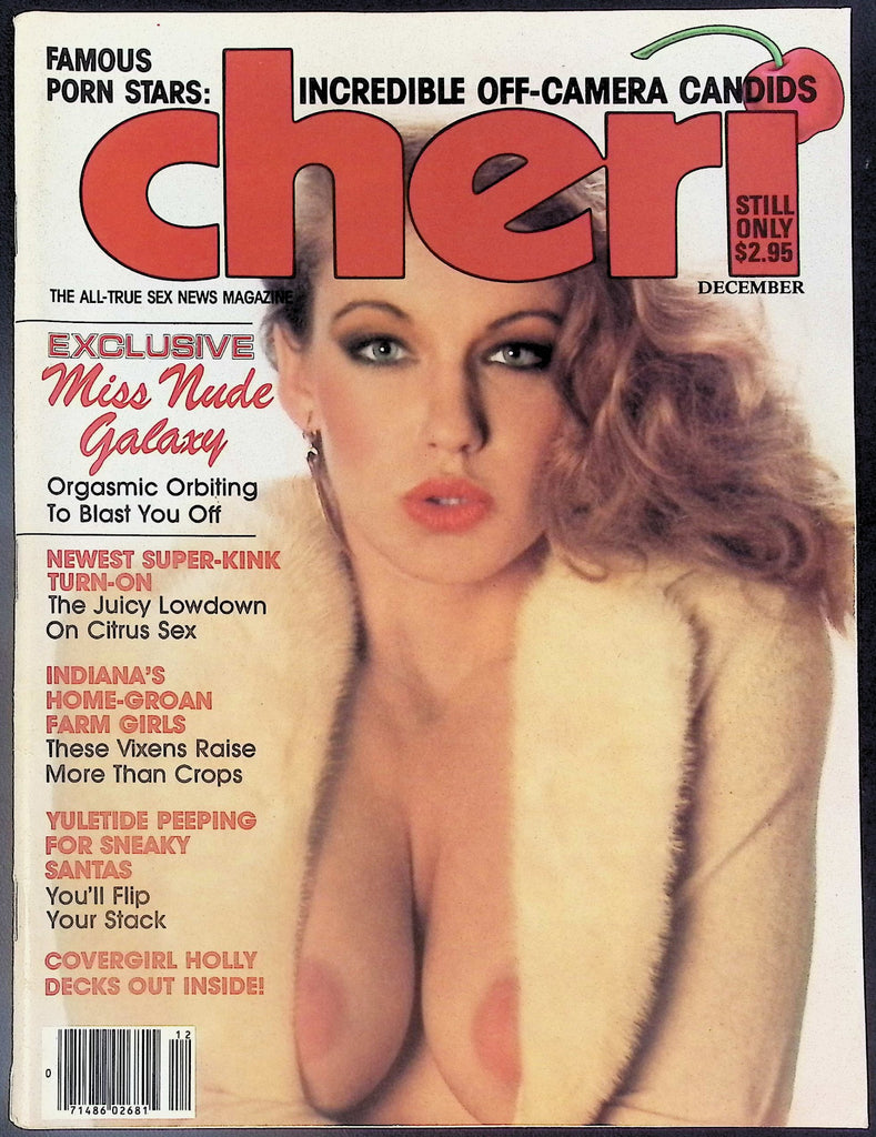 CLEARANCE Cheri Magazine ft. Miss Nude Galaxy, Covergirl Holly, Dec 1981 091725AKNON-16