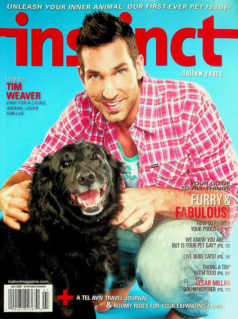 Instinct Gay Interest Magazine  Cover Guy Tim /  First-Ever Pet Issue!   July 2009      042226lmp