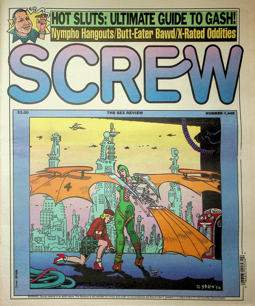 Screw Newspaper  Hot Sluts: Ultimate Guide To Gash    #1449  April 28 , 1997    010626lmp2