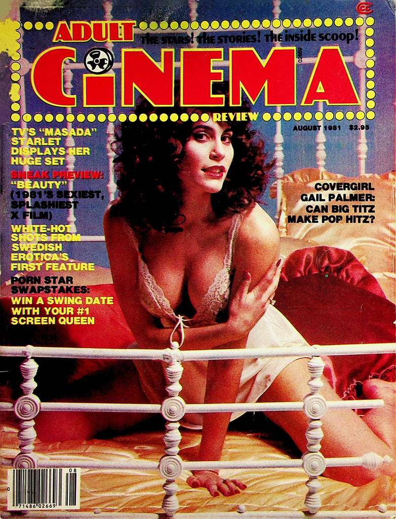 Adult Cinema Review Magazine  Covergirl Gail Palmer / Desiree Cousteau  August 1981    061523lm-p2