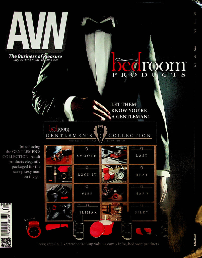 AVN Adult Video News Over-Sized  Magazine  Bedroom Products - Gentlemen's Collection  July 2018    061924lm-p