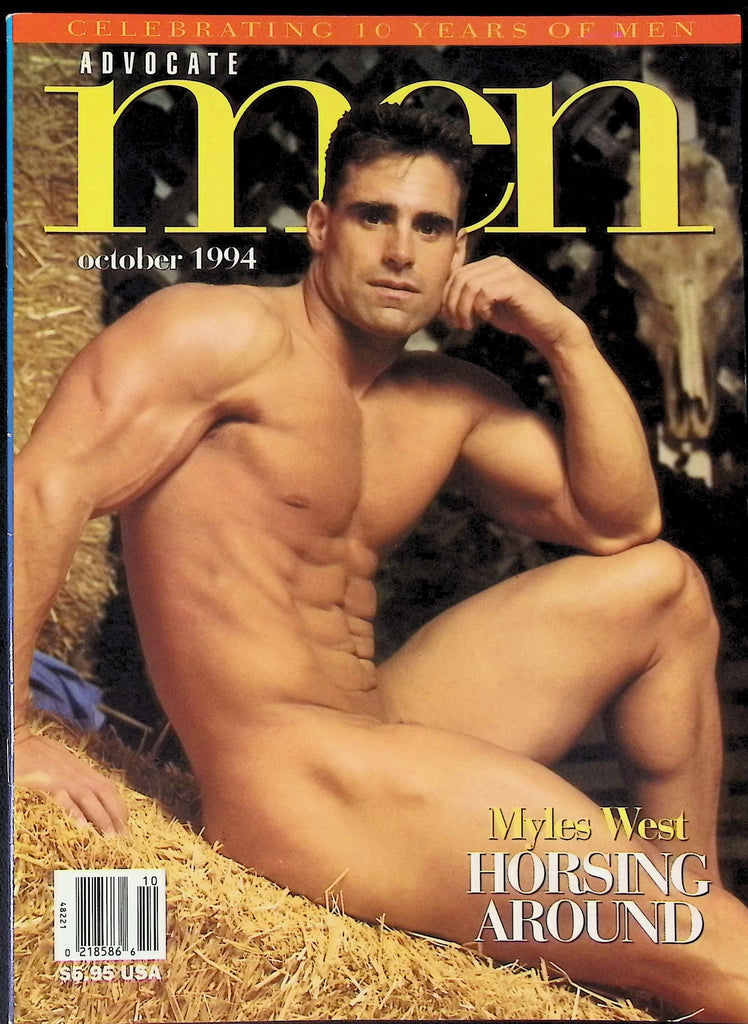 Advocate Men Magazine Myles West October 1994 Gay/LGBT 051826AKP-10