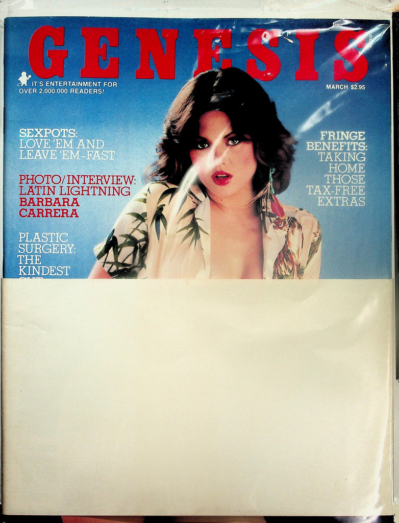 Genesis Magazine  Photo/Interview  Barbara Carrera  March 1982  120525lmp