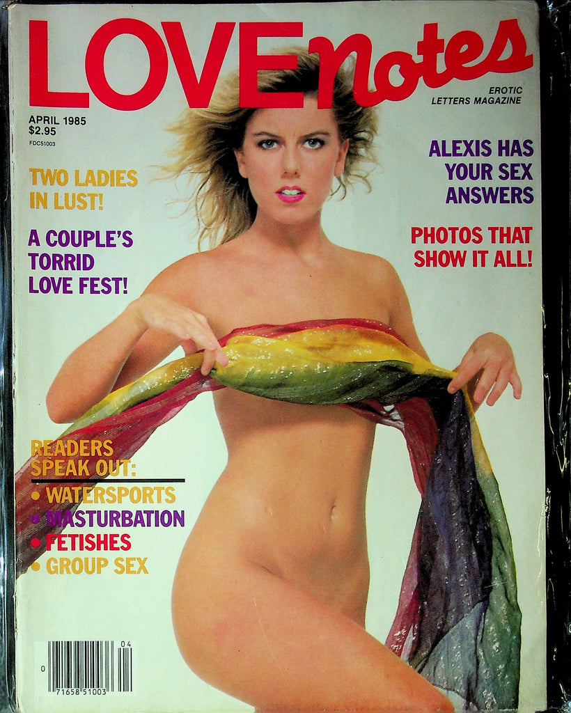 Love Notes Magazine Ft. Alexis & Fetishes April 1985 092625RP-