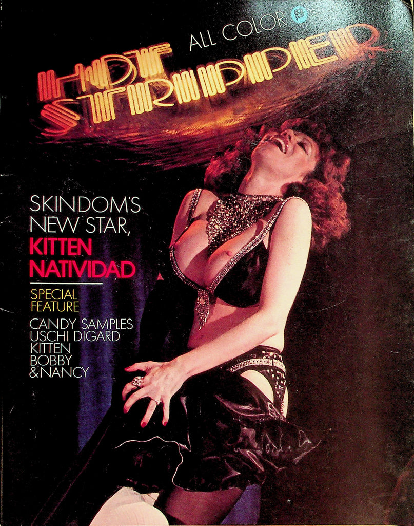 Hot Stripper Magazine  Kitten Natividad, Candy Samples, Uschi Digard & More!  1979      051826lmp