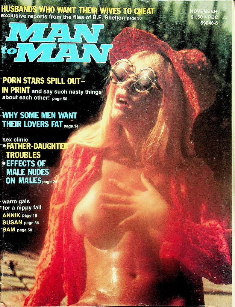 Man To Man Magazine  Annik, Susan, Sam  November 1975   120825lmp