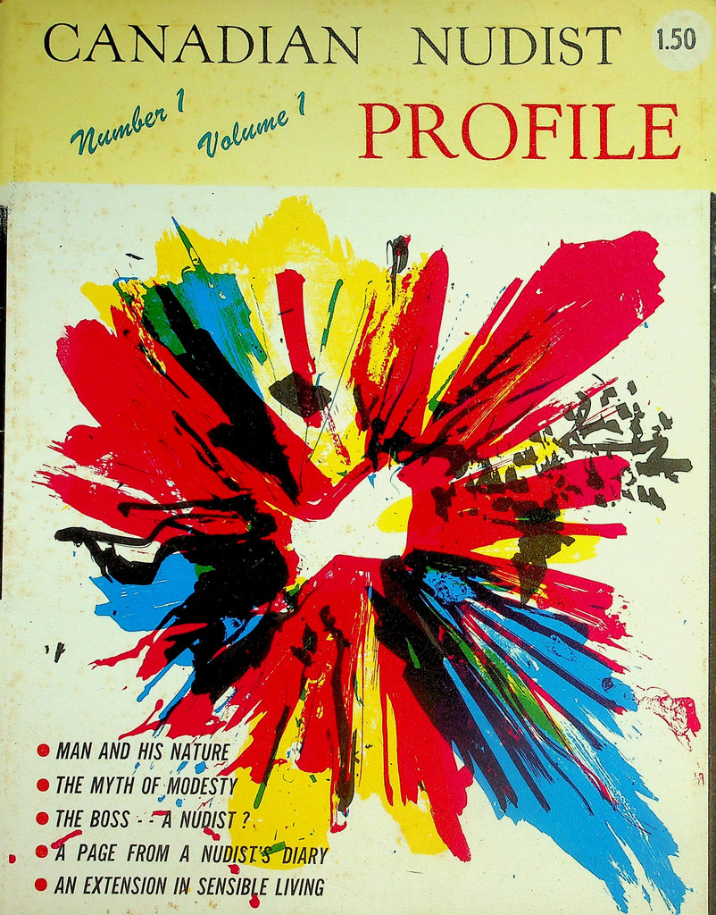 Canadian Nudist Profile Magazine  Man And His Nature / The Myth Of Modesty  vol.1 #1  1960's    070426lmp-GSC