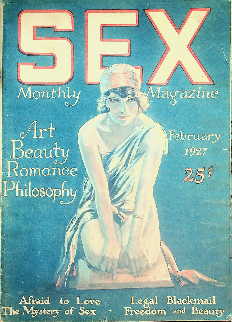 Sex Vintage Montly Magazine   Art, Beauty, Romance, Philosophy - Mystery Of Sex  February 1927      051926lmp