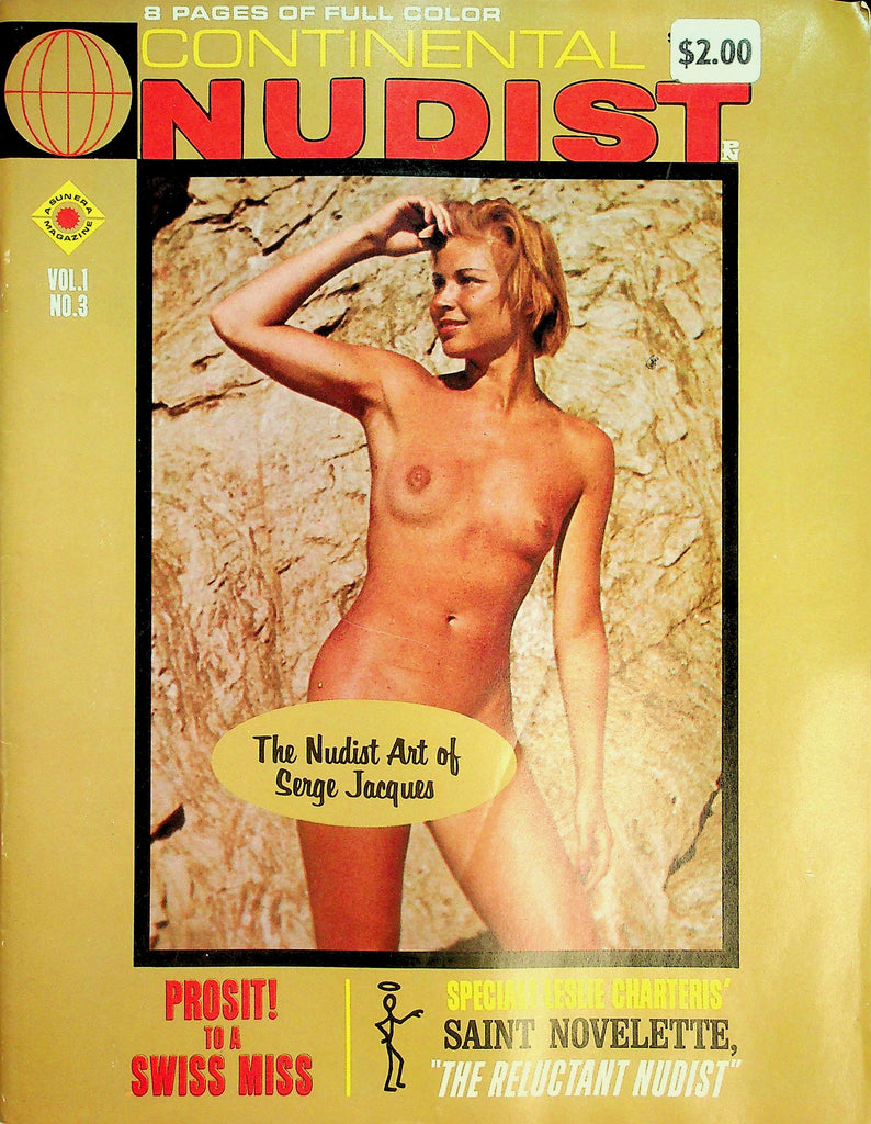 Continental Nudist Magazsine  The Nudist Art Of Serge Jacques / Swiss Miss  vol.1 #3  1964     071026lmp-GSC