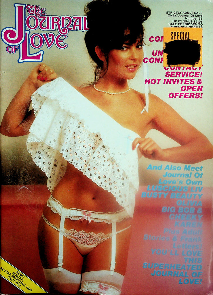 The Journal Of Love Magazine  Luscious Liv / Busty Beauty Olivia  #98  1986   120925lmp