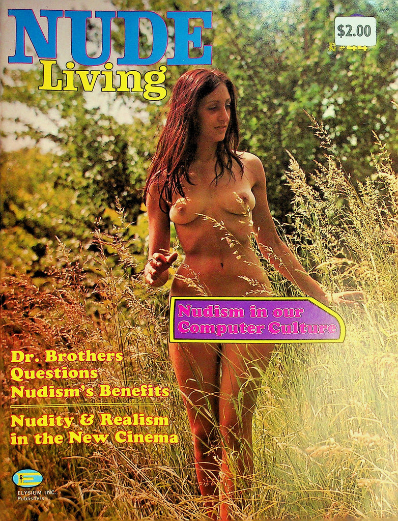 Nude Living Magazine  Nudism In Our Computer Culture / Nudism's Benefits  #44 1967  Elysium    071526lmp-GSC