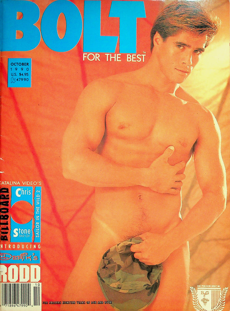 Bolt Gay Magazine  Cover Guy Chris Stone  October 1990   041026lmp