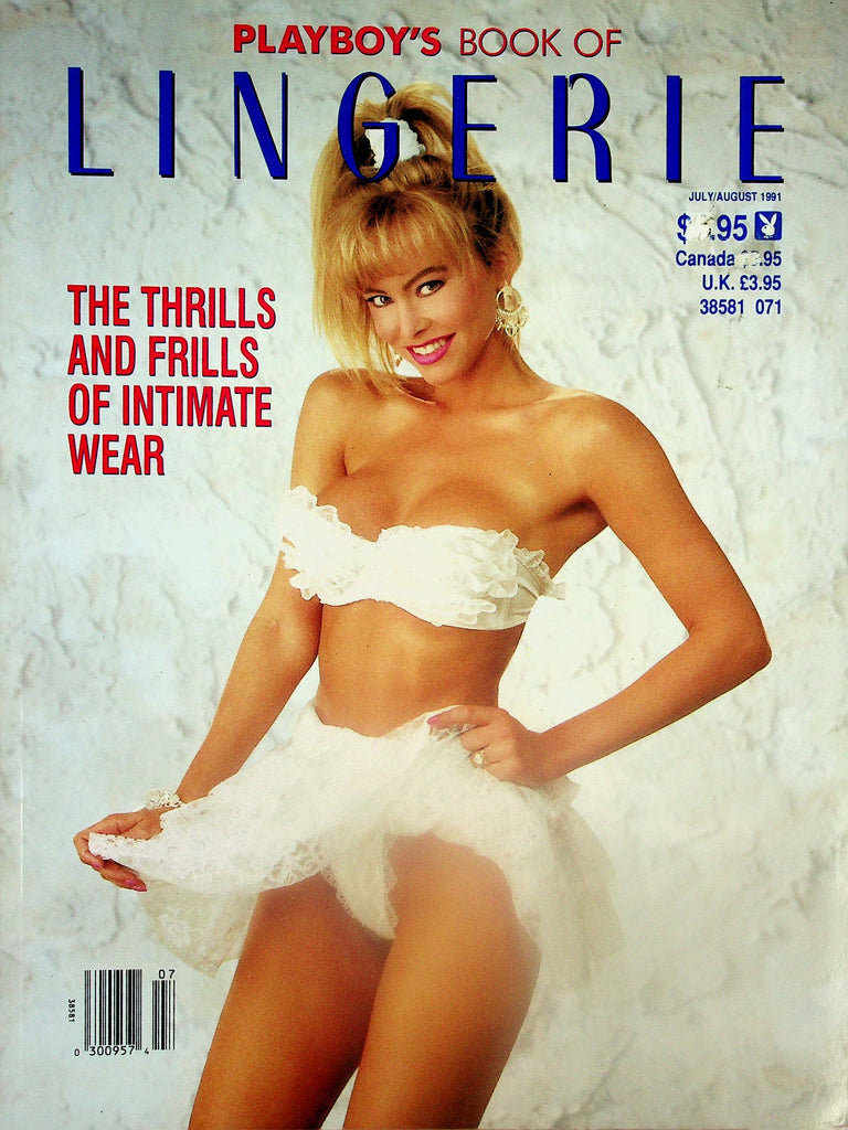 Playboy's Book Of Lingerie Magazine  Covergirl Michele Smith  July/August 1991    061125lm-p