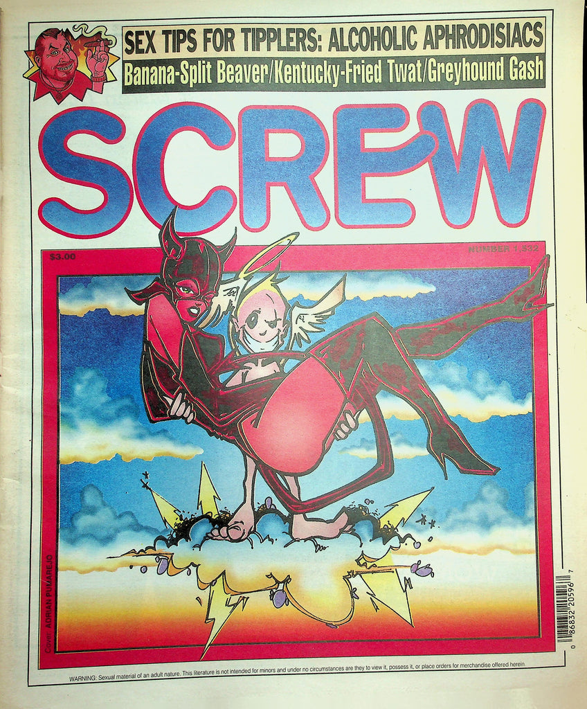 Screw Newspaper    Sex Tips For Tipplers  #1532  July 13, 1998   010526lmp