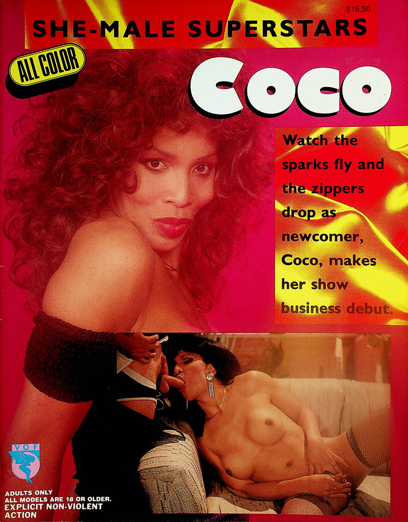 She-Male Superstars Magazine    Coco  #1  1990's  by VOF      011824lm-p
