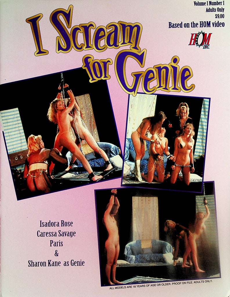 I Scream For Genie Bondage Magazine  Sharon Kane, Isadora Rose, Caressa Savage   vol.1  #1  1996  by Hom  070424lm-p
