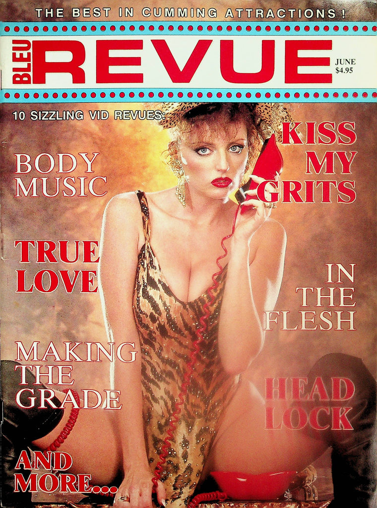Bleu Revue Magazine  Tami Monroe, Racquel Darrian, Keisha & More!  June 1980's  101825lm-p