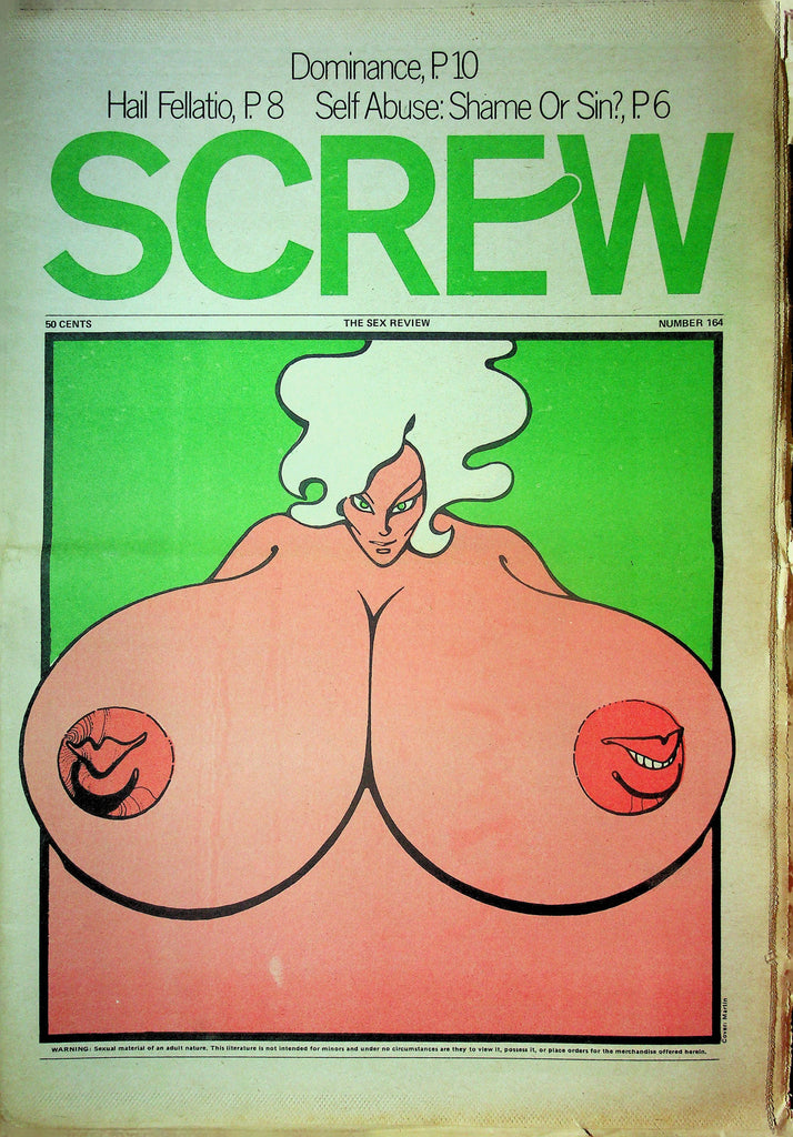 Screw Men's Newspaper Hail Felatio No.164 April 24 1972 061124OSRP