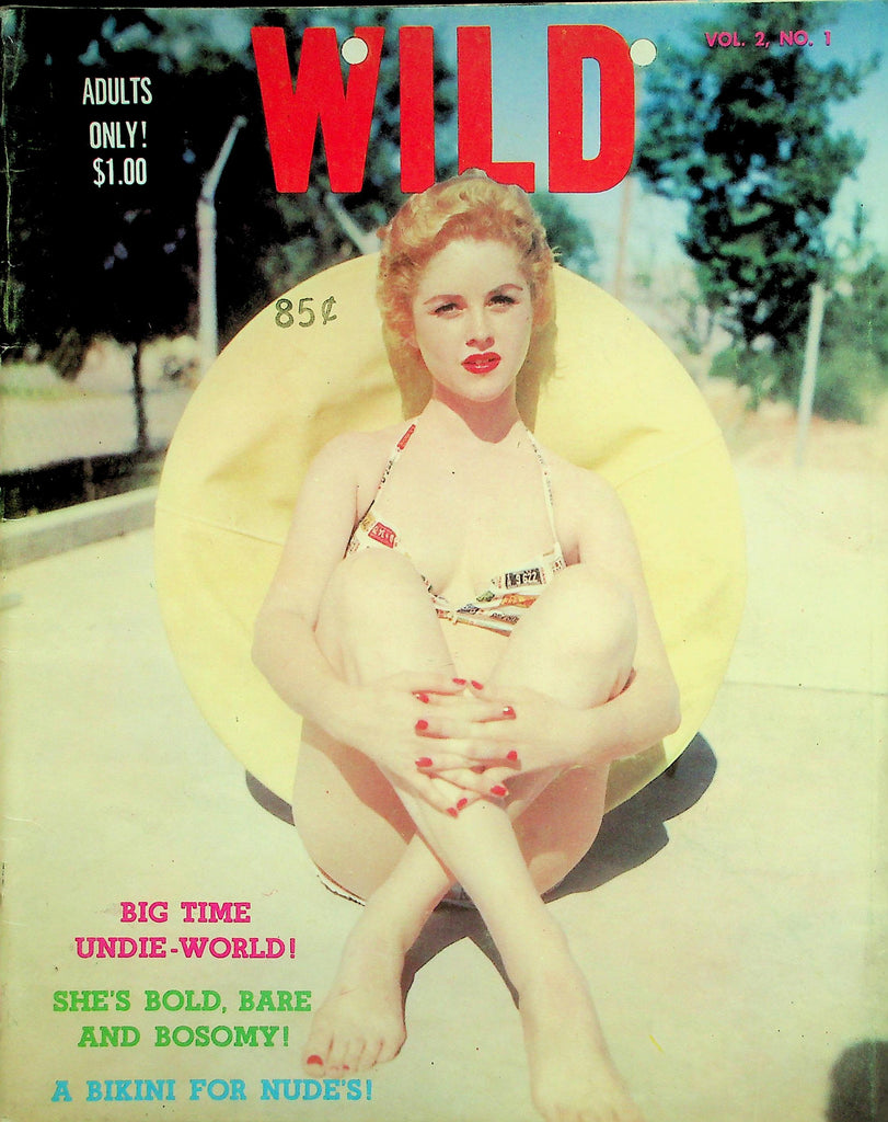 Wild Magazine  Kim Cole, She's Bold, Bare and Bosomy! / A Bikini For Nudes!  vol.2 #1 1960's  072326lmp-GSC
