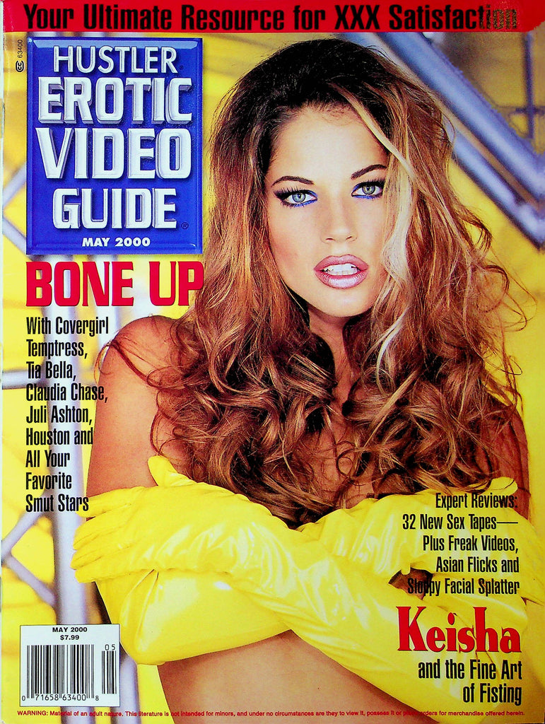 Hustler Erotic Video Guide Magazine Temptress & Tia Bella & Claudia Chase May 2000 052723RP