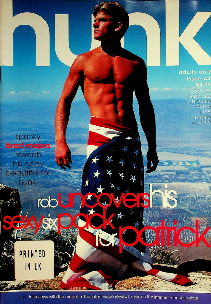 Hunk Gay Magazine  Rob Uncovers His Sexy Six Pack For Patrick  #44  1997  UK   041726lmp