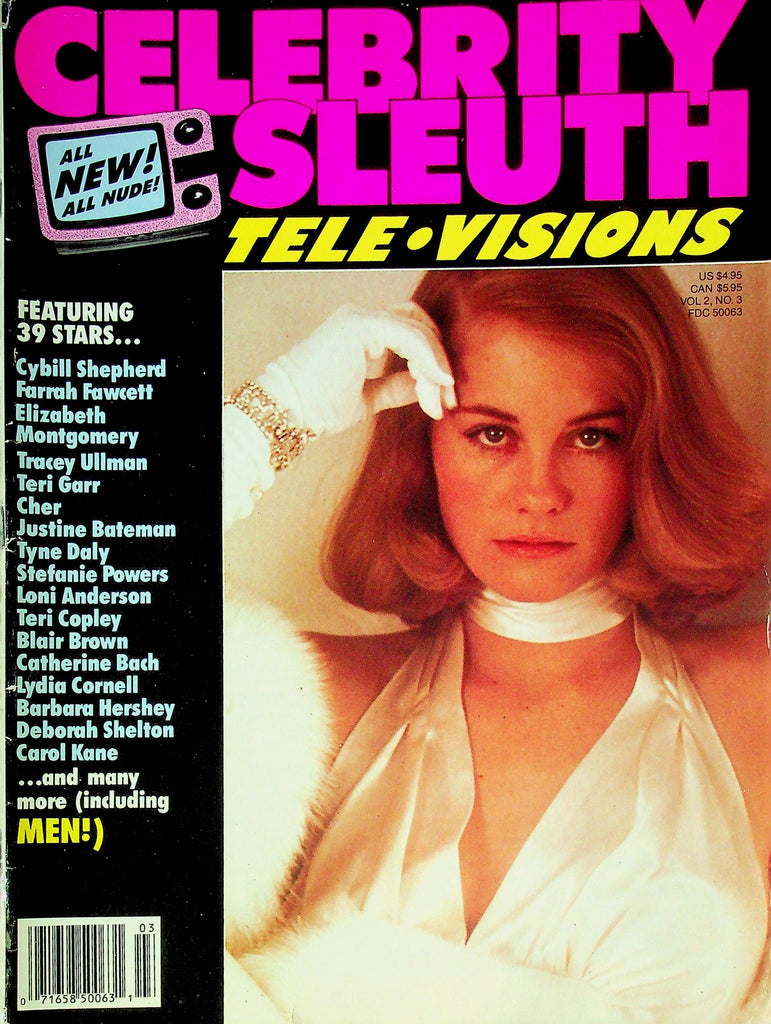 Celebrity Sleuth Magazine Tele-Visions Ft. Cybill Shepherd & Farrah Fawcett Vol.2 No.3 071125RP-