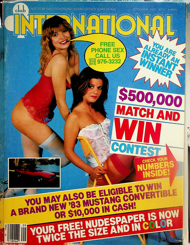 Club International Magazine Centerfold Girl Priscilla / w/ Nudespaper –  Mr-Magazine