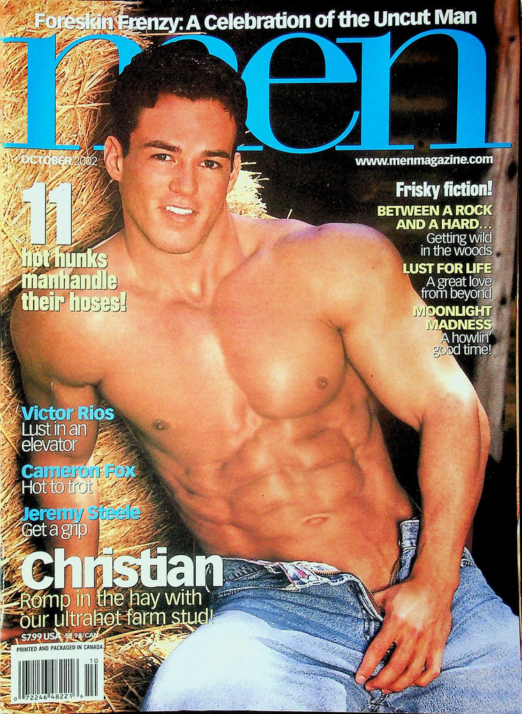 Men Gay Magazine Ft. Christian, Victor Rios & Cameron Fox October 2002 101525RP-
