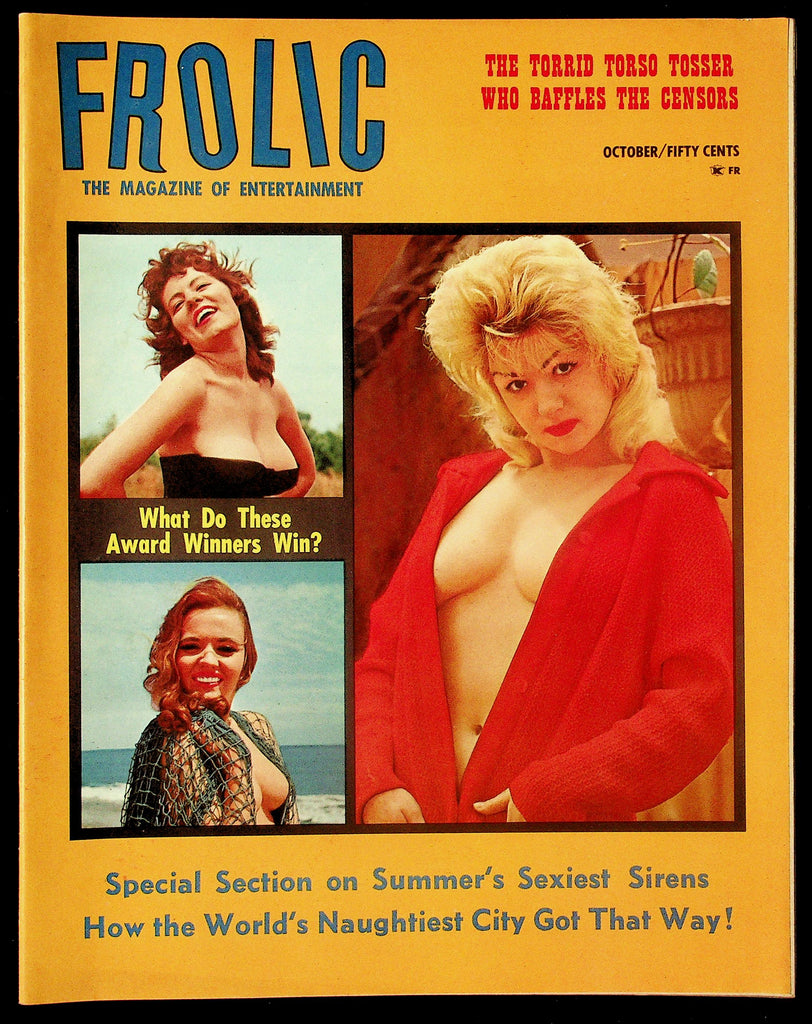 Frolic Adult Magazine V13, No. 3 October 1964 Summer's Sexiest Sirens 082426hrp-52