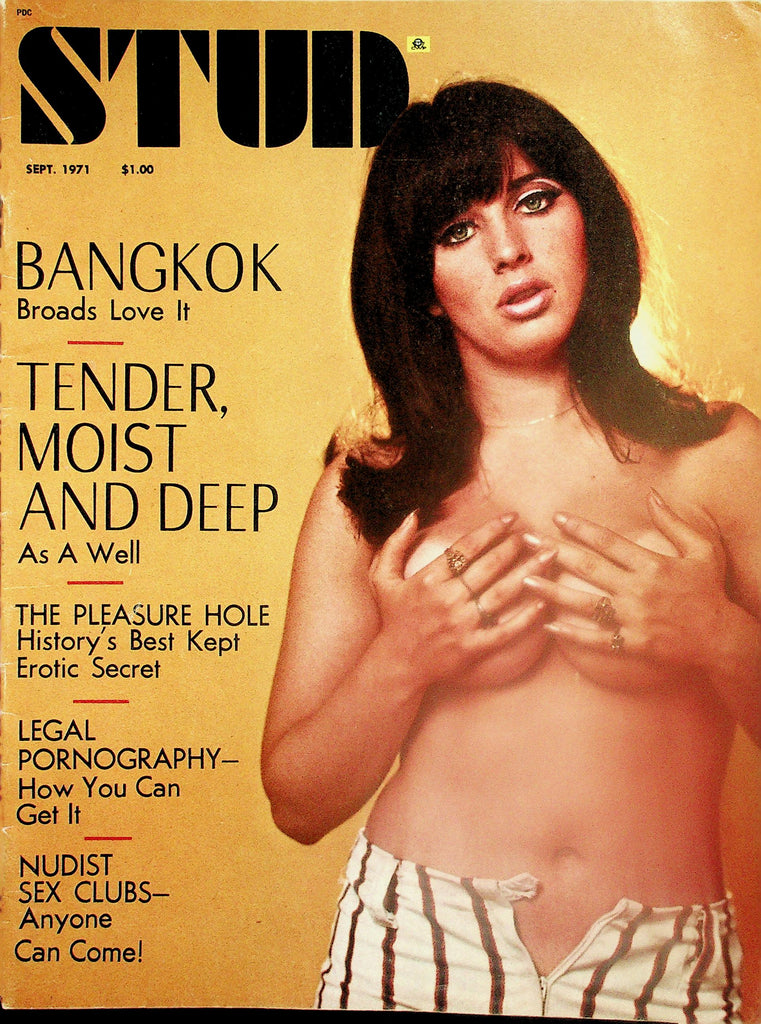 Stud Magazine   Centerfold Girl Carla Poindexter / Nudist Sex Clubs  September 1971     110625lm-p