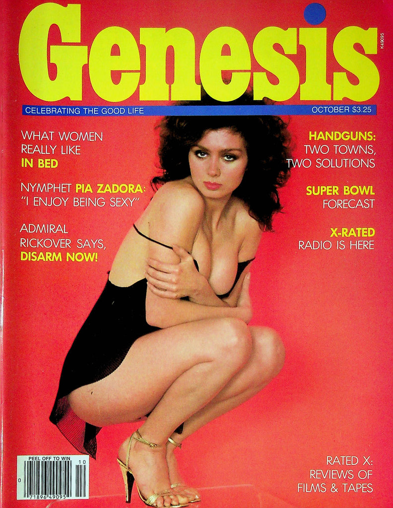 Genesis Magazine Pia Zadora & Christie October 1982 042224RP